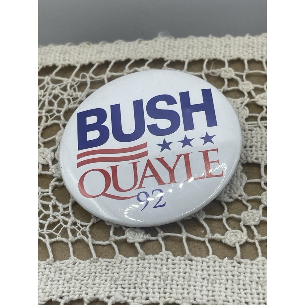 Bush Quayle 92 Campaign Button